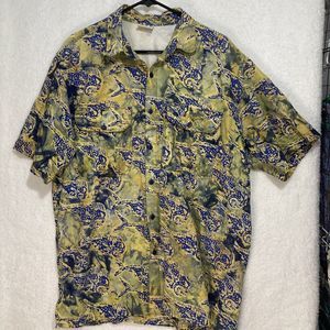 Day's Catch!! Shirt Mens Extra Large XL Fishing Top Vented Saltwater Fish